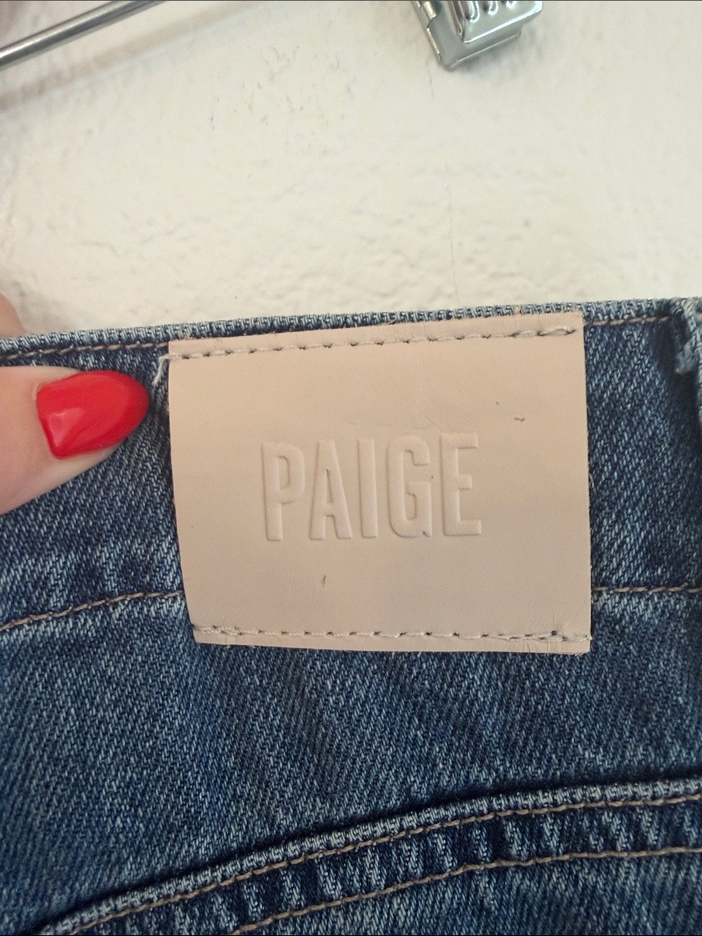 PAIGE Zoey 31” Tie High-Rise Wide-Leg Jeans in Serenite Size 26 - Picture 8 of 10